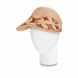 Louis Vuitton Raffia Visor Hat in Beige - Accessories M76809