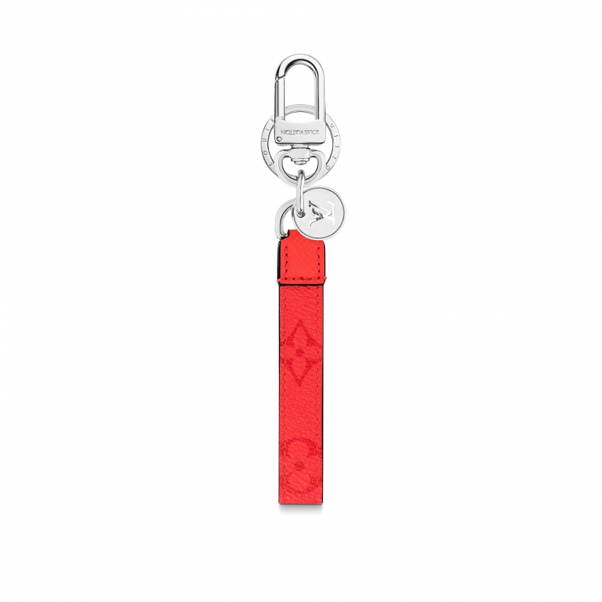 Louis Vuitton Monogram Slim Dragonne Bag Charm And Key Holder - Men - Accessories M77156 Red