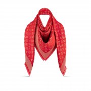 Louis Vuitton Monogram Shine Shawl Bright Red - Women - Accessories M77360
