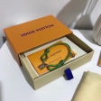 Louis Vuitton Silver Lockit X Virgil Abloh Bracelet, Sterling Silver And Black Cord in Green - Jewelry M95867