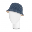 Louis Vuitton Monogram Denim Hat Cotton MP2440 Denim