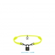 Louis Vuitton Silver Lockit X Virgil Abloh Bracelet, Black Titanium - Women - Jewelry Q05268 Yellow