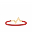 Louis Vuitton LV Volt Upside Down Play Large Bracelet, Yellow Gold Passion Red - Women - Jewelry Q05433