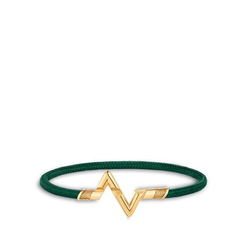 Louis Vuitton LV Volt Upside Down Play Large Bracelet, Yellow Gold - Women - Jewelry Q05451