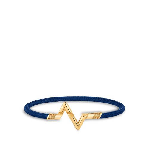 Louis Vuitton LV Volt Upside Down Play Large Bracelet, Yellow Gold - Women - Jewelry Q05478