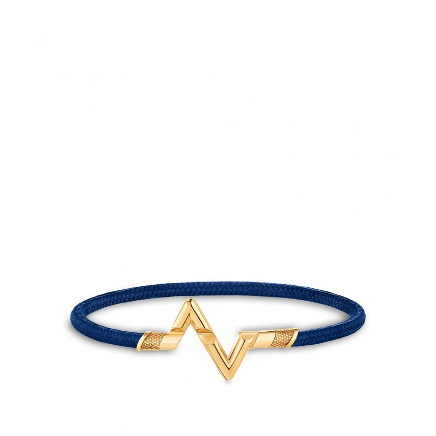 Louis Vuitton LV Volt Upside Down Play Large Bracelet, Yellow Gold - Women - Jewelry Q05478