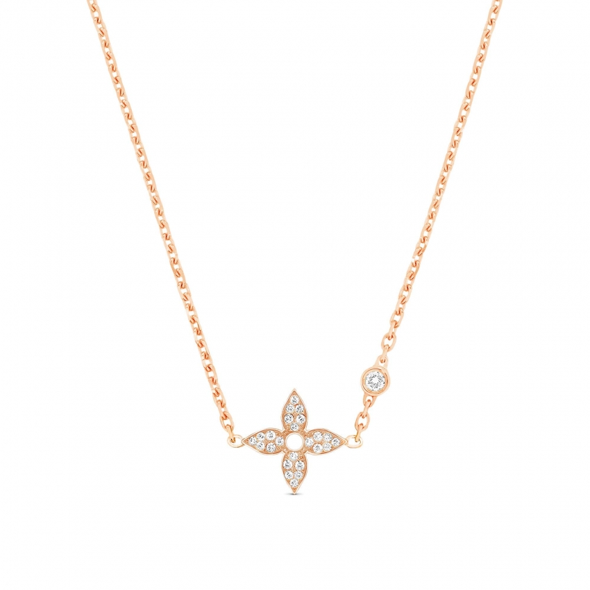 Louis Vuitton Idylle Blossom Pendant, Pink Gold And Diamonds - Women - Jewelry Q93871