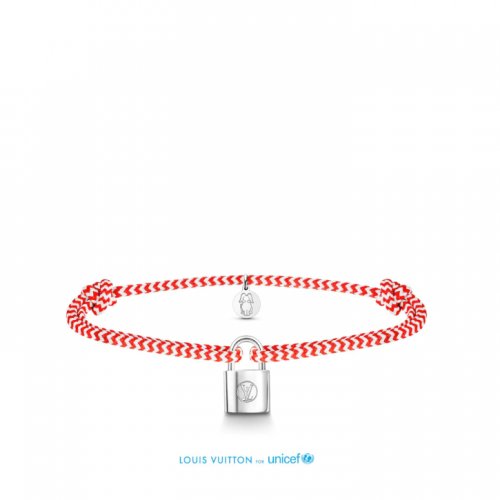 Louis Vuitton Silver Lockit Bracelet By House Sophie Turner, Sterling Silver Q95705 Louis Vuitton Silver Lockit Bracelet By House Sophie Turner, Sterling Silver Q95705