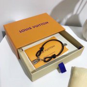 Louis Vuitton Silver Lockit X Virgil Abloh Bracelet, Sterling Silver And Black Cord in Black - Jewelry Q95864