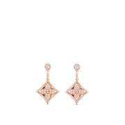 Louis Vuitton Color Blossom BB Star Ear Studs, Pink Gold And Diamonds in Rose - Jewelry Q96809