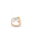 Louis Vuitton Idylle Blossom Paved Ring, 3 Golds And Diamonds - Women - Jewelry Q9R75D