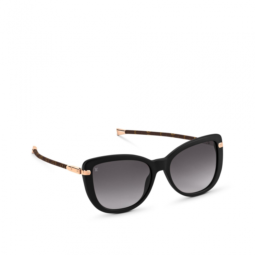 Louis Vuitton Charlotte Sunglasses Monogram Mini in Black - Women - Accessories Z0781E