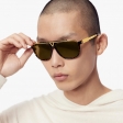 Louis Vuitton Mascot Sunglasses in Brown - Men - Accessories Z0938W