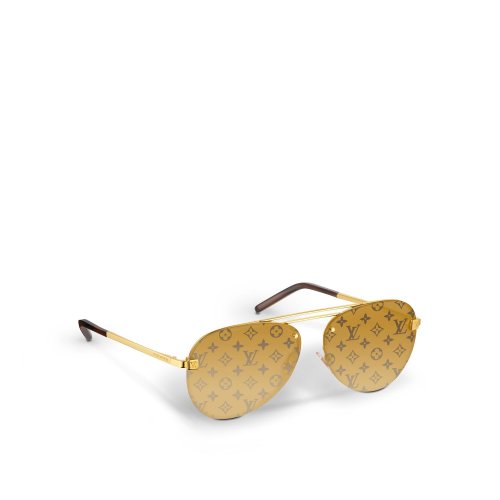 Louis Vuitton Clockwise Sunglasses in Gold - Men - Accessories Z1020E Z1020W Louis Vuitton Clockwise Sunglasses in Gold - Men - Accessories Z1020E Z1020W