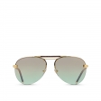 Louis Vuitton Clockwise Canvas Sunglasses in Gold - Men - Accessories Z1108E Z1108W