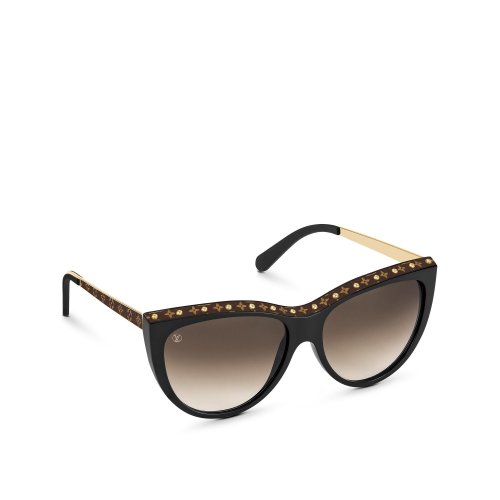 Louis Vuitton La Boum Canvas Sunglasses in Black - Women - Accessories Z1147E Z1147W