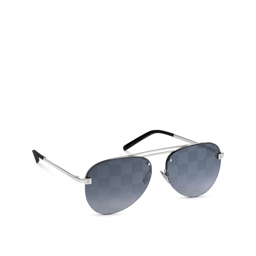 Louis Vuitton Clockwise Sunglasses in Silver - Men - Accessories Z1271E Z1271W