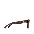 Louis Vuitton The LV Square Sunglasses in Brown - Women - Accessories Z1511W