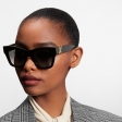 Louis Vuitton The LV Square Cat Eye Sunglasses in Black - Accessories Z1516W