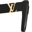 Louis Vuitton The LV Square Cat Eye Sunglasses in Black - Accessories Z1516W