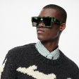 Louis Vuitton Cyclone Sunglasses in Green - Men - Accessories Z1552E Z1552W