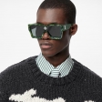 Louis Vuitton Cyclone Sunglasses in Green - Men - Accessories Z1552E Z1552W