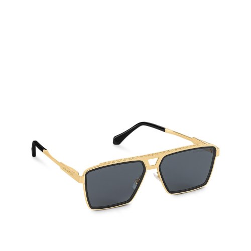 Louis Vuitton 1.1 Evidence Metal Square Sunglasses - Men - Accessories Z1584U Gold