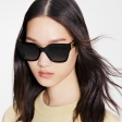 Louis Vuitton LV Treasure Square Sunglasses in Black - Women - Accessories Z1605E