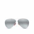 Louis Vuitton The LV Pilot Sunglasses in Silver - Women - Accessories Z1636U