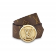 Louis Vuitton Monogram LV Circle logo 35MM Reversible Belt M0058U