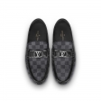 Louis Vuitton HOCKENHEIM MOCASSIN Damier Graphite Canvas in Grey - Shoes 1A4OIF