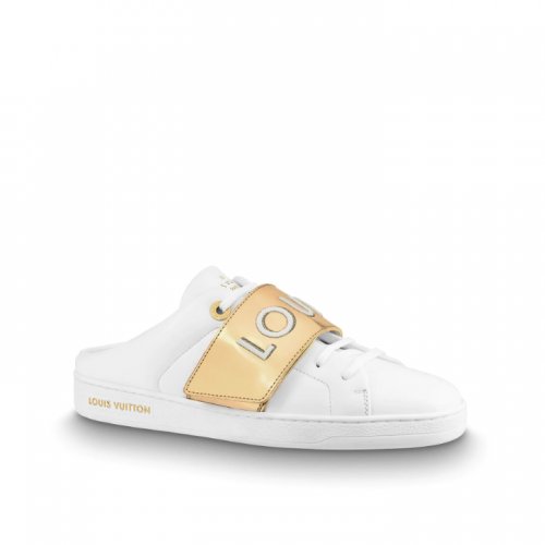 Louis Vuitton Frontrow Open-back Sneaker Women's Shoes 1A4WV2 Or Louis Vuitton Frontrow Open-back Sneaker Women's Shoes 1A4WV2 Or