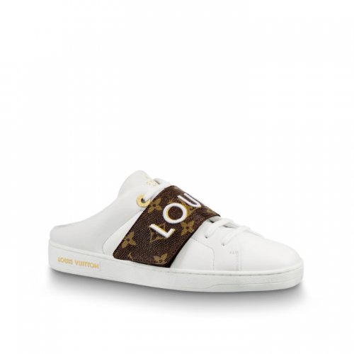 Louis Vuitton Frontrow Open-back Sneaker Women's Shoes 1A4WVI Cacao Louis Vuitton Frontrow Open-back Sneaker Women's Shoes 1A4WVI Cacao