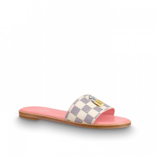 Louis Vuitton Lock It Flat Mule 1A4WYA Rose Clair Pink Louis Vuitton Lock It Flat Mule 1A4WYA Rose Clair Pink