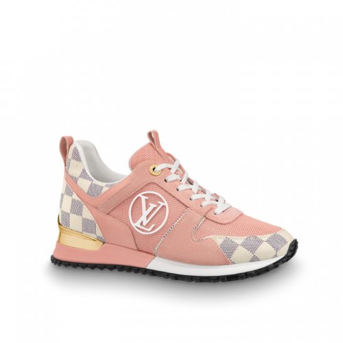 Louis Vuitton Run Away Sneaker 1A4XN5 Damier Rose Clair Pink Louis Vuitton Run Away Sneaker 1A4XN5 Damier Rose Clair Pink