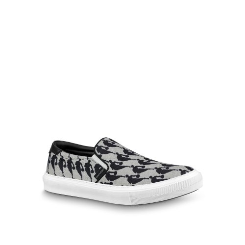 Louis Vuitton LVxNBA Trocadero Slip-On in Grey - Highlights 1A8EM0