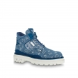 Louis Vuitton Oberkampf Ankle Boot in Blue - Men Shoes 1A8JTX