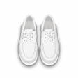 Louis Vuitton LV Cosy Boat Shoe in White - Shoes 1A8K0I