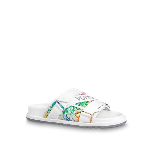 Louis Vuitton Honolulu Mule in White - Shoes 1A8K63
