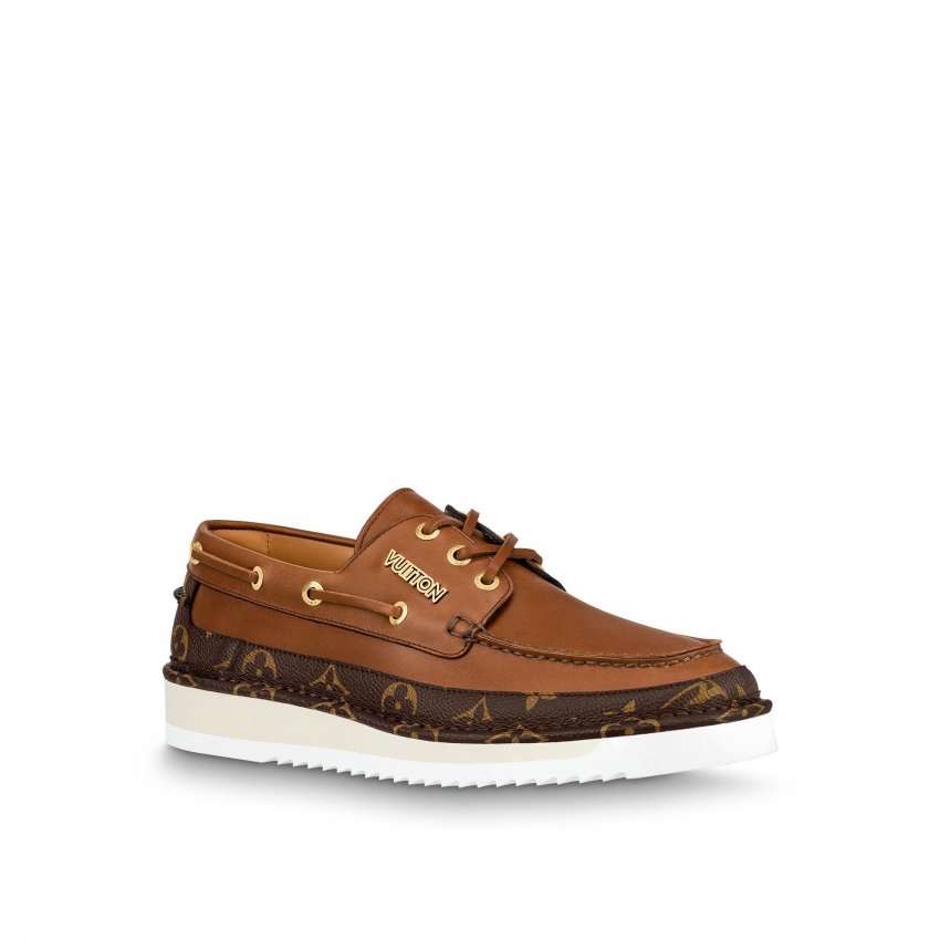 Louis Vuitton LV Cosy Boat Shoe in Brown - Shoes 1A8KG2