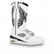 Louis Vuitton LV TRAINER Sneaker Boot in White - Shoes 1A8Q3A