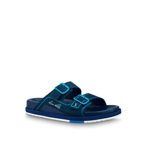 Louis Vuitton LV Trainer Mule in Blue - Shoes 1A8SL1