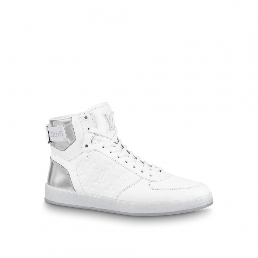 Louis Vuitton Rivoli Sneaker Boot in Silver - Shoes 1A8V8A