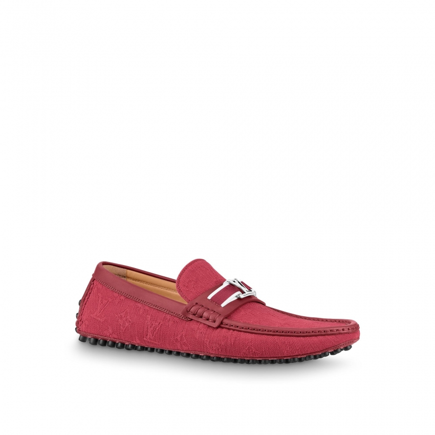 Louis Vuitton Hockenheim Mocassin Bordeaux Red - Men - Shoes 1A8Y5R