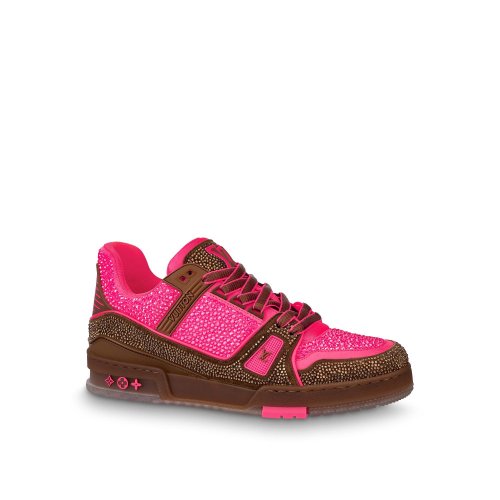 Louis Vuitton Lv Trainer Sneaker in Rose - Shoes 1A8Z74