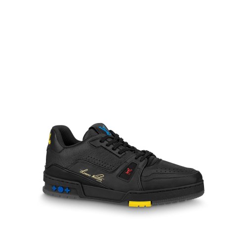 Louis Vuitton LV Trainer Sneaker in Black - Shoes 1A8ZQB