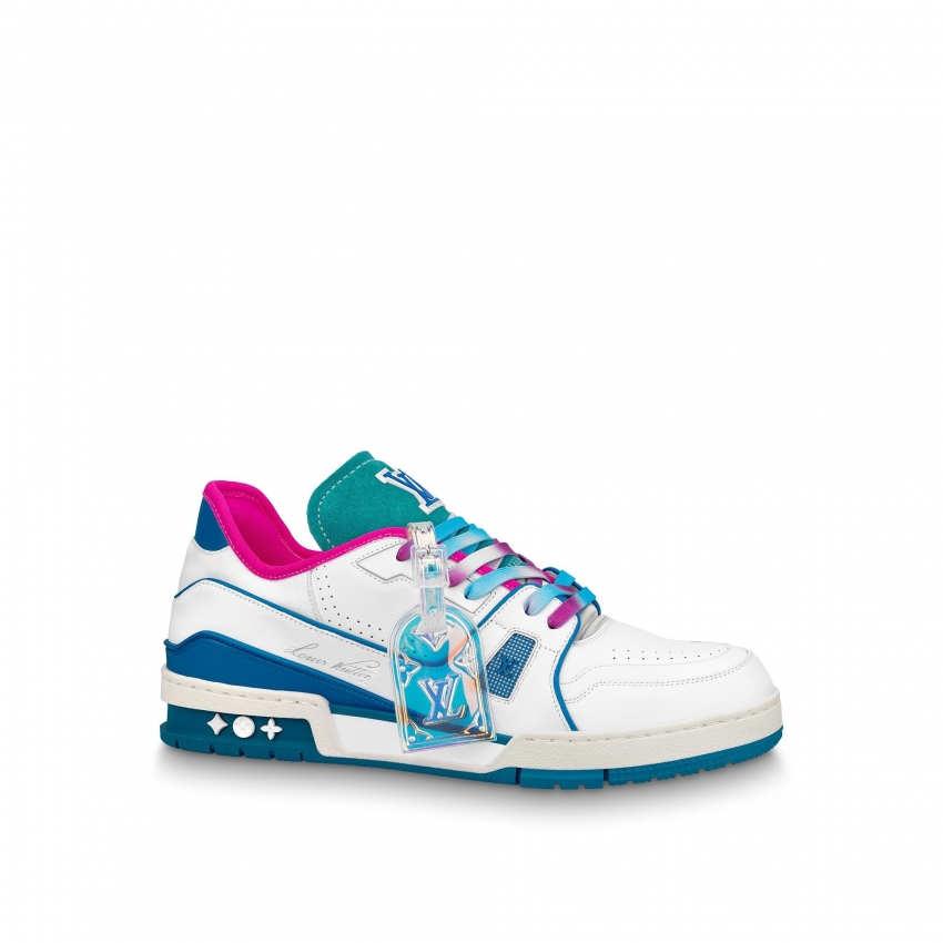 Louis Vuitton Lv Trainer Sneaker in Green - Shoes 1A9D6X