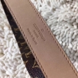 Louis Vuitton Monogram Canvas Mini 25MM Belt M9584W Silver