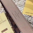 Louis Vuitton Damier Ebene Canvas Mini Belt 25MM M9744V Silver
