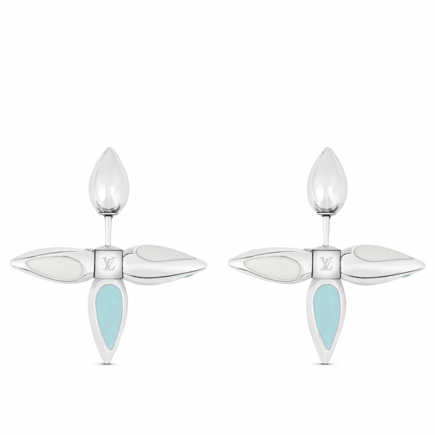 Louis Vuitton Louisette Earrings in Blue - Accessories M00298
